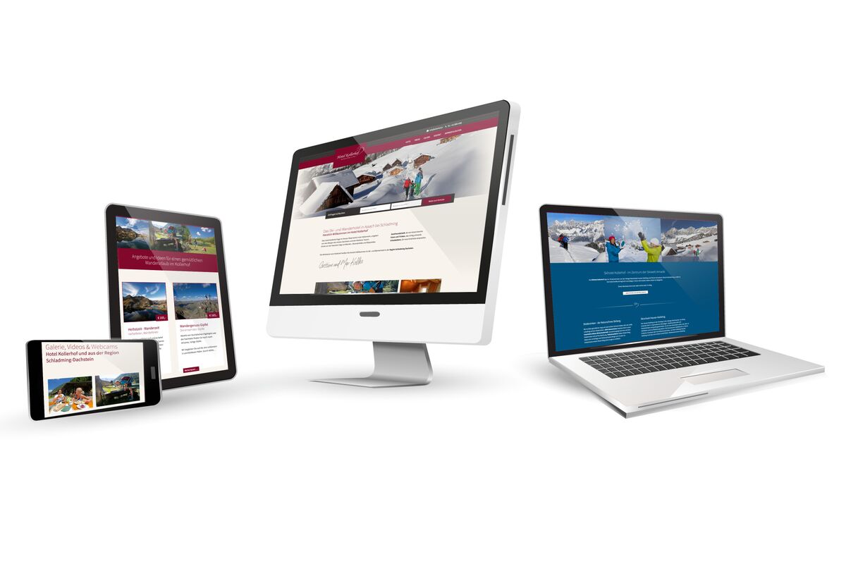 Responsive Website mit individuellem Template für das Hotel Kollerhof mit Contao