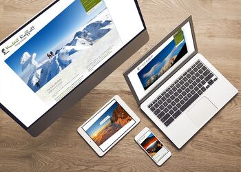 Responsive Website mit individuellem Template für den Fotografen und Bergführer Herbert Raffalt mit Contao