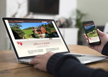 Responsive und verspielte Website von der Werbeagentur Kreativwerk