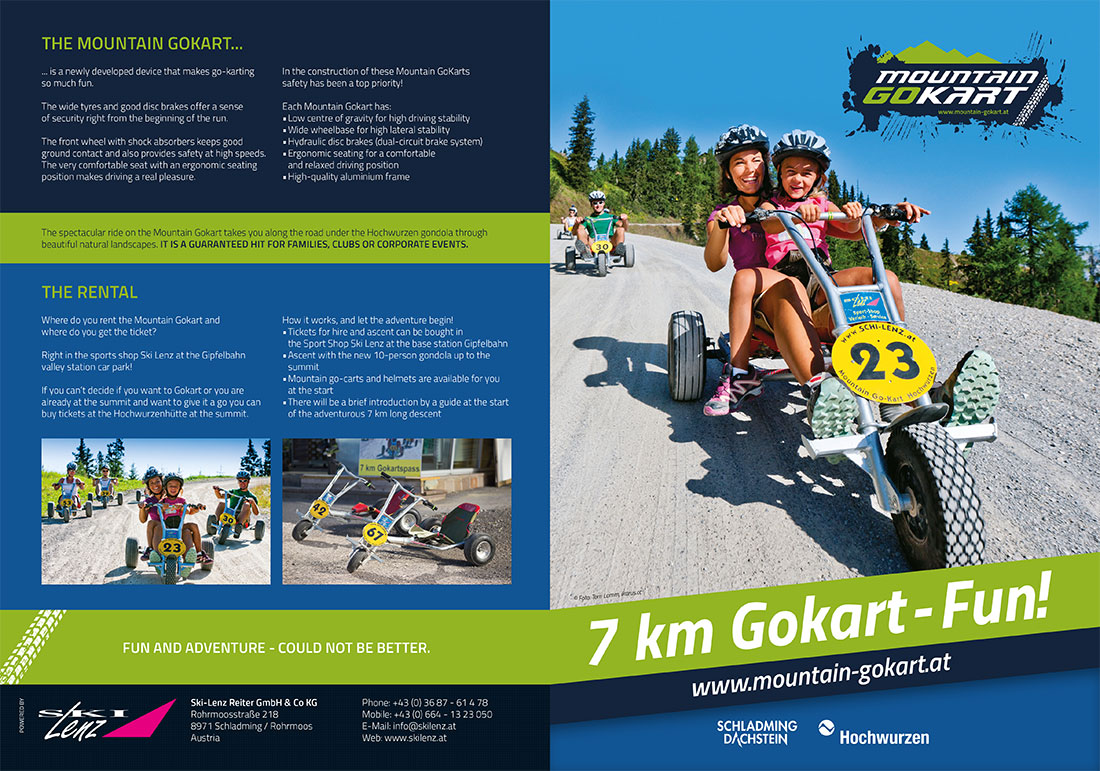 Gokart und Mountain Gokart rund um Schladming